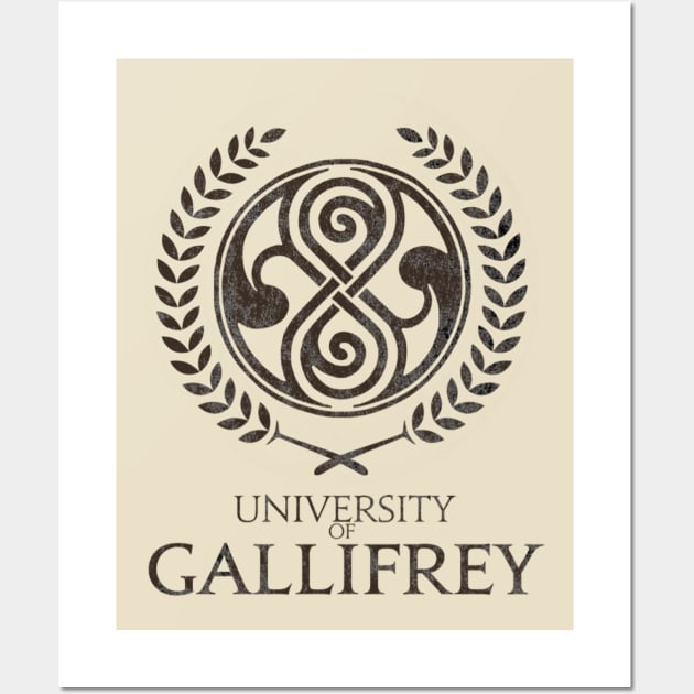 University Of Gallifrey Wall Art by Shapmiyako